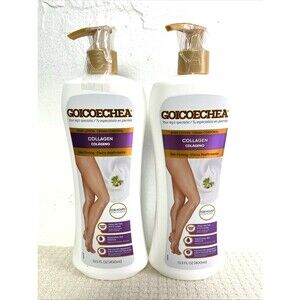 2 Goicoechea Collagen Skin Firming Body Lotion 13.5oz Moisture Varicos Vein Area